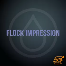 Flock impression