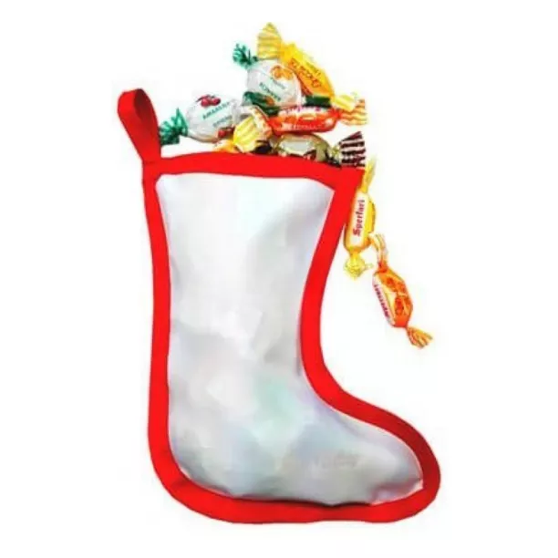 Botte de Noël bicolore (ADC396)