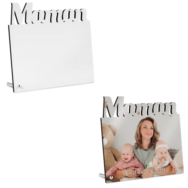 Cadre photo en MDF Lettrage (ADC162)