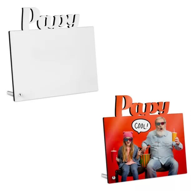 Cadre photo en MDF Lettrage (ADC162)