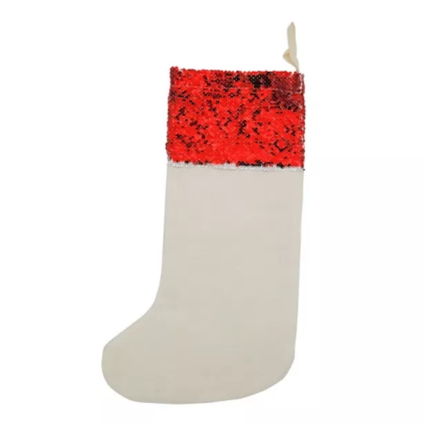 Chaussette de Noël avec sequins (ADC293)