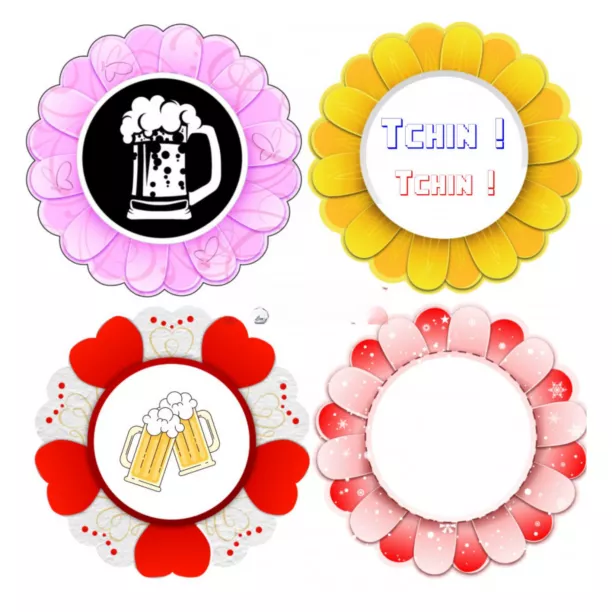 Dessous de verre en MDF (ADC253)