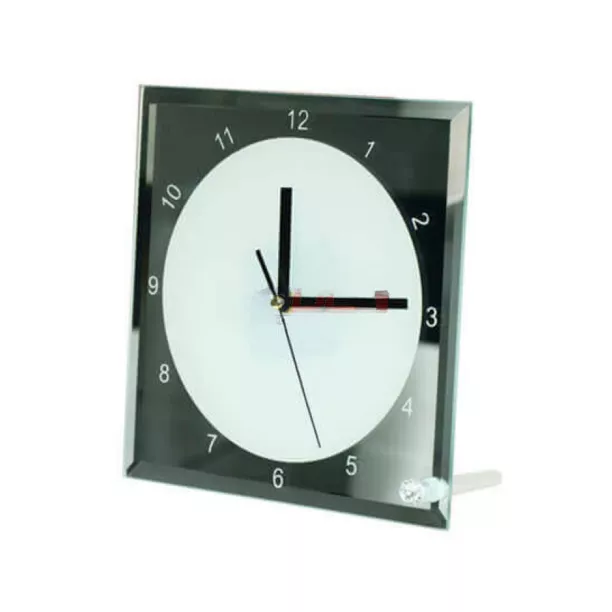 Horloge de bureau en verre miroir (ADC275)