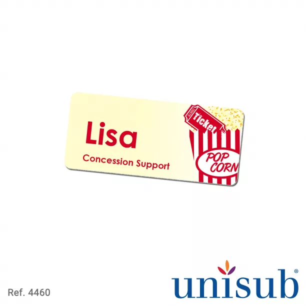 Lot de 10 badges nominatifs
