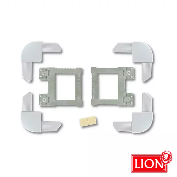 Lot de 5 sous-cadres pour plaque (9777R+9295)