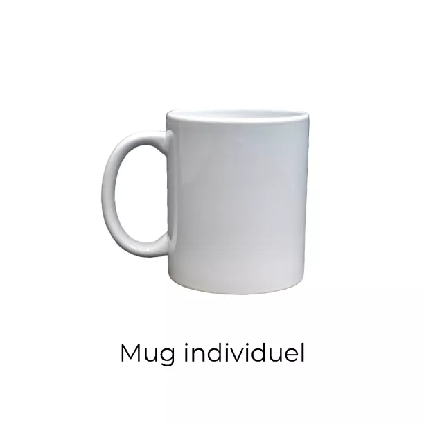 Mug Blanc Sublimation - Qualité AAA : Carton de 36 unités