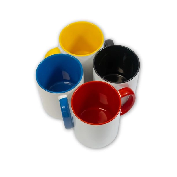 Mug anse et intérieur colorés - M003