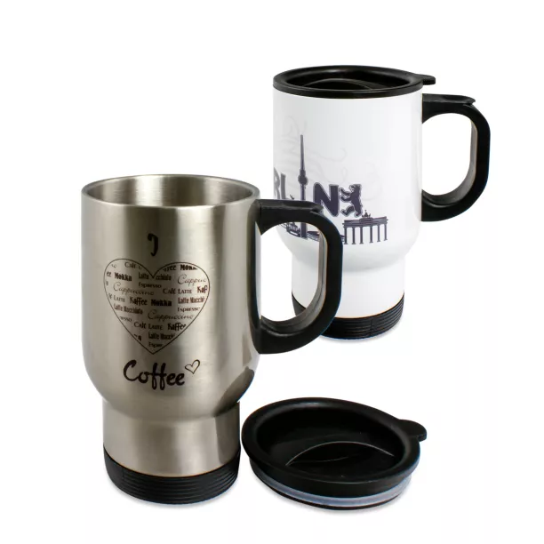 Mug isotherme inox avec couvercle (ADC129)