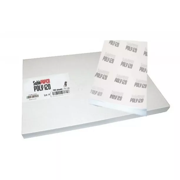 Papier transfert sublimation POLY 120 Format A4 et A3 - Boite de 100 feuilles