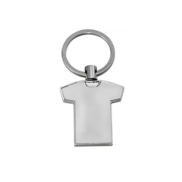 Porte-clé en métal luxe argenté (ADC208)
