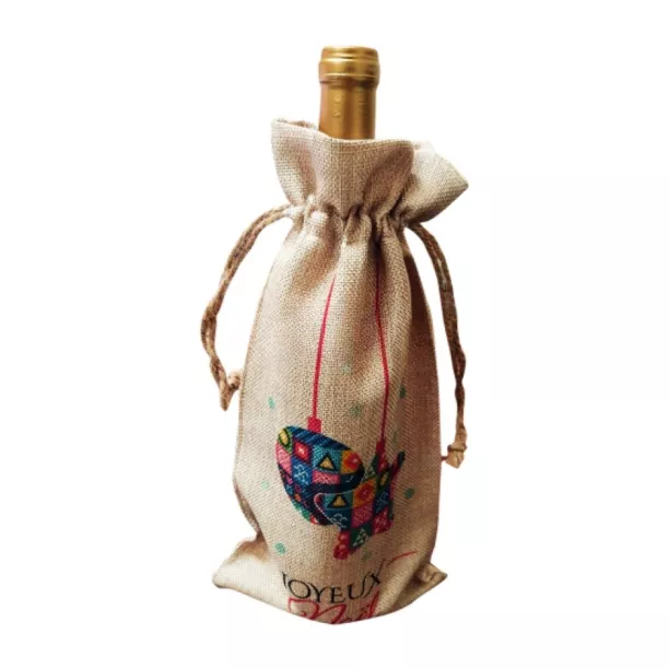 Sac pour bouteille en lin (ADC983)