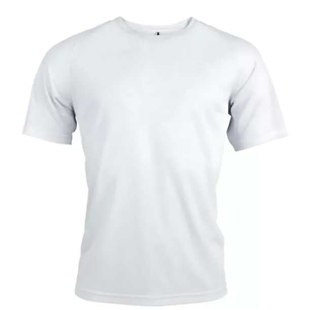 Tee-shirt adulte blanc à manches courtes (ADC54)