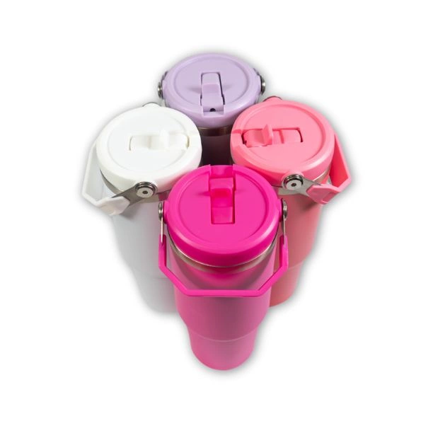 Travel mug avec poignet carrée - SS-141