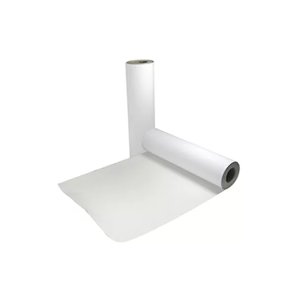 Vinyle adhésif imprimable - Polymère blanc brillant - 70 microns - 51 cm x  45 ML