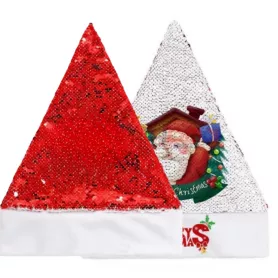Bonnet de Noël Enfant à Sequins (ADC395)