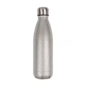 Bouteille isotherme en Inox - Glitter Argent (ADC412)