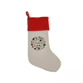 Chaussette de Noël avec bande velours (ADC299)
