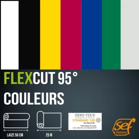 FlexCut 95° Laize 50 (Couleurs)