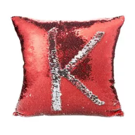 Housse de coussin Rouge & Argent (ADC705)