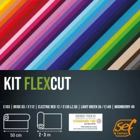 Kit de rouleaux FlexCut Laize 50cm - Teintes Douces & Vives