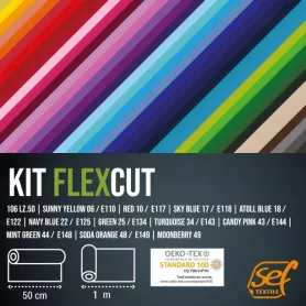 Kit de rouleaux FlexCut - Maxi Pack 11 Couleurs