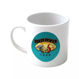 Mini Mug blanc H 7,2 cm - Ø 6,2 cm  (ADC153)