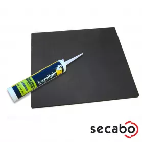 Mousse silicone + Colle