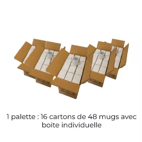 Palette Mugs AAA sublimables avec boîte individuelle 11oz/325ml