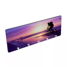 Panneau porte-clés mural rectangulaire MDF (ADC18)