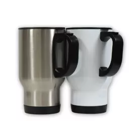 Travel mug avec couvercle plastique