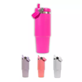 Travel mug avec poignet carrée - SS-141