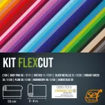 Kit de rouleaux FlexCut Laize 50 cm - Mix Pastel & Métallisé