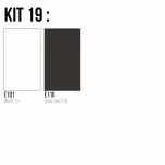 Kits de rouleaux de FlexCut (5 mètres) incluant du E101 - WHITE 01