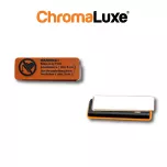Lot de 10 Badges en Aluminium Chromaluxe avec Kit de Fixation aimanté