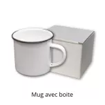 Palette Mugs émaillés A sublimables 12oz / 370ml