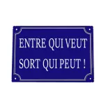 Plaque de rue en aluminium (ADC159)
