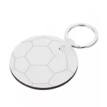 Porte-clé en MDF blanc brillant (ADC182)
