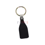 Porte-clé en MDF blanc brillant (ADC182)