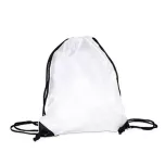 Sac de gym - cordelettes noires (ADC325)