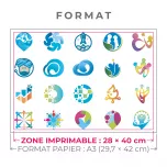 Transfer digitale MSO A3 sur polyester