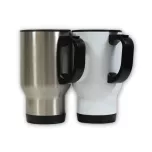 Travel mug avec couvercle plastique